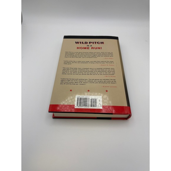 Mike Lupica Wild Pitch Signed First Edition Hardcover Baseball Fiction Book - Picture 5 of 5